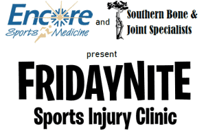 Friday night sports medicine clinic providing care for sports-related injuries.